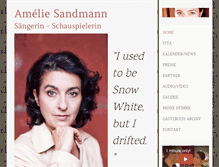 Tablet Screenshot of amelie-sandmann.de